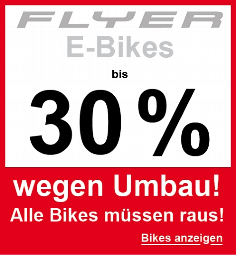 Flyer E-Bikes bis 30%