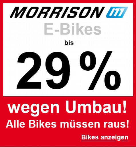 Morrison E-Bikes bis 29%